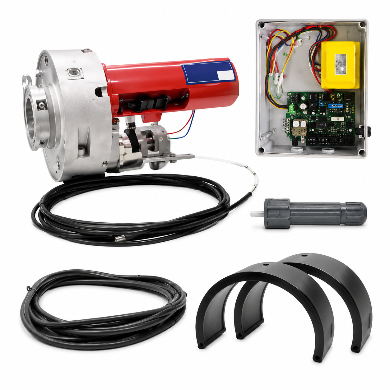 KIT ROLL 24V SILENCE USO INTENSIVO + PLACA DE CONTROL